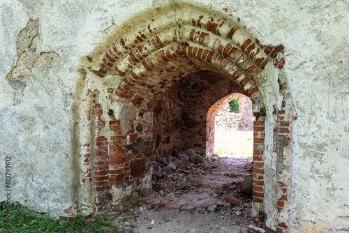 The ruins of the Lutheran Church in Embute, Latvia.