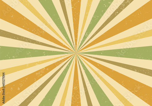 Vintage 60s retro burst background