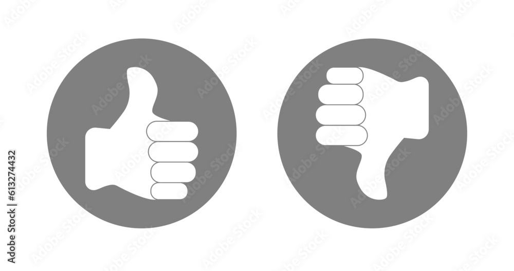 Like and dislike button,vector illustration Like and dislike button,vector illustration