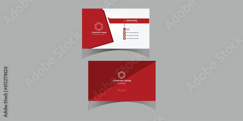 Modern Business card, visiting card and awesome calling card design and template
