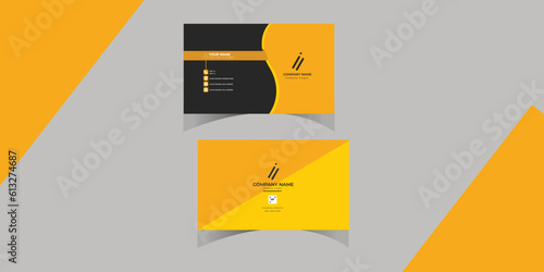 Modern Business card, visiting card and awesome calling card design and template