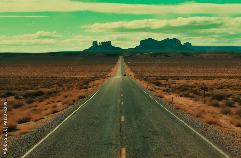 the road to monument valley is long