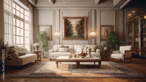 Living Room - old style © 3DArt