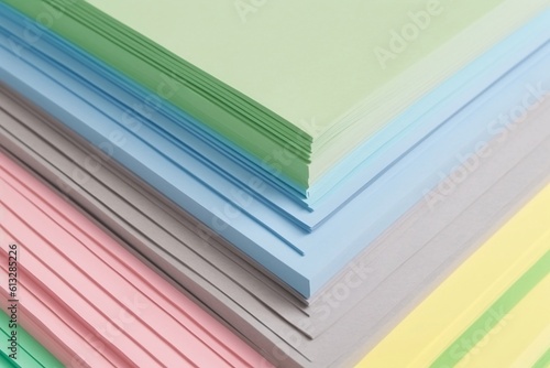 Abstract Colorful Paper Background, Pastel Color Wallpaper