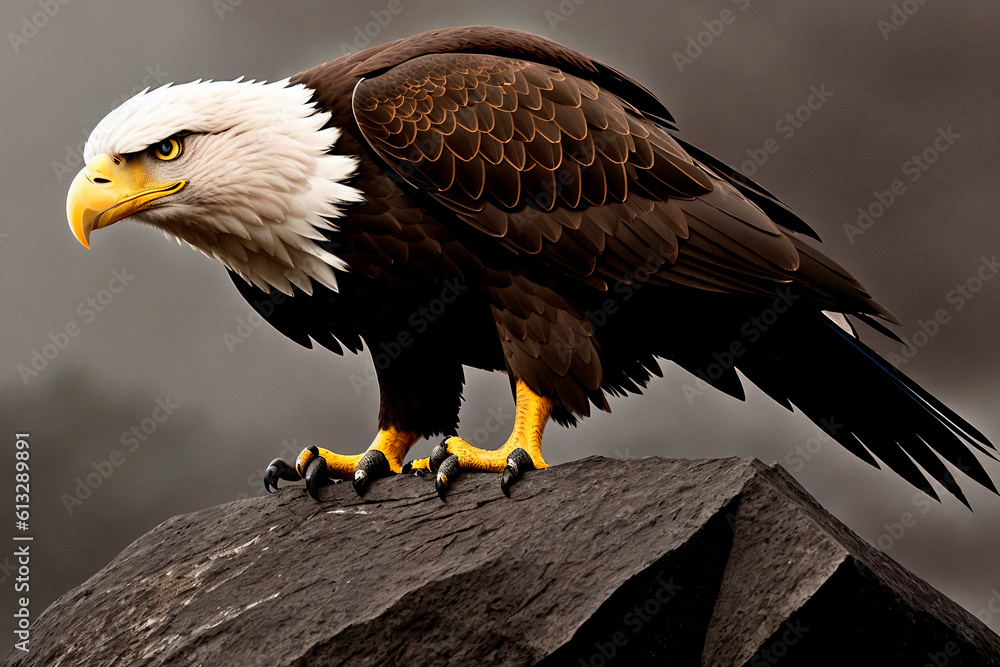 Naklejka premium Generative concept art illustration. Generative ai.