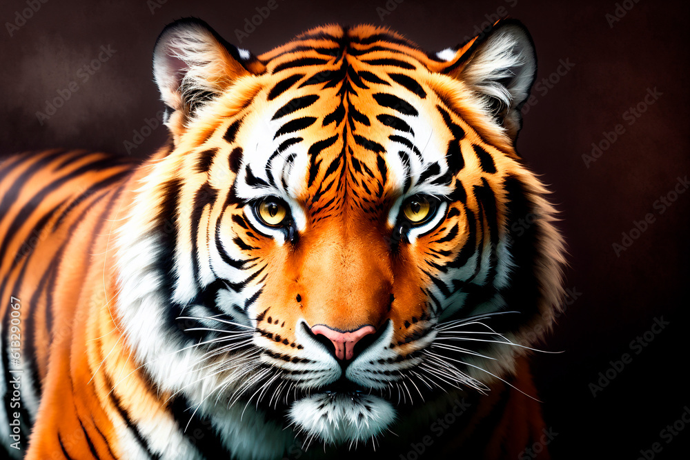 Naklejka premium Generative concept art illustration. Generative ai.