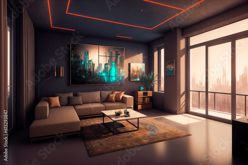 Wallpaper Mural Generative concept art illustration. Generative ai. Torontodigital.ca