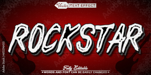 Rockstar Editable Text Effect Template
