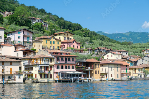 Fototapeta Naklejka Na Ścianę i Meble -  Picturesque landscape around the Iseo Lake, Lombardia, Italy, Europe