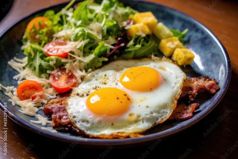 Eggs with bacon generative AI Eggs with bacon generative AI
