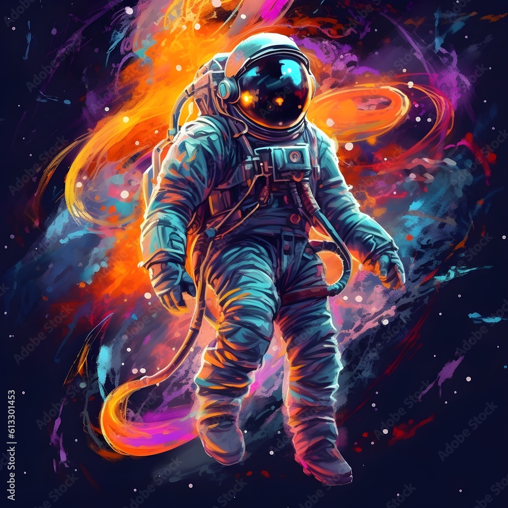 Fototapeta premium Astronaut In Space