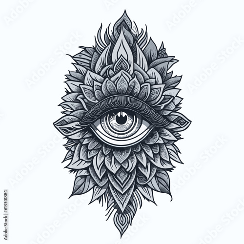 The eye tattoo of Esancai v.7