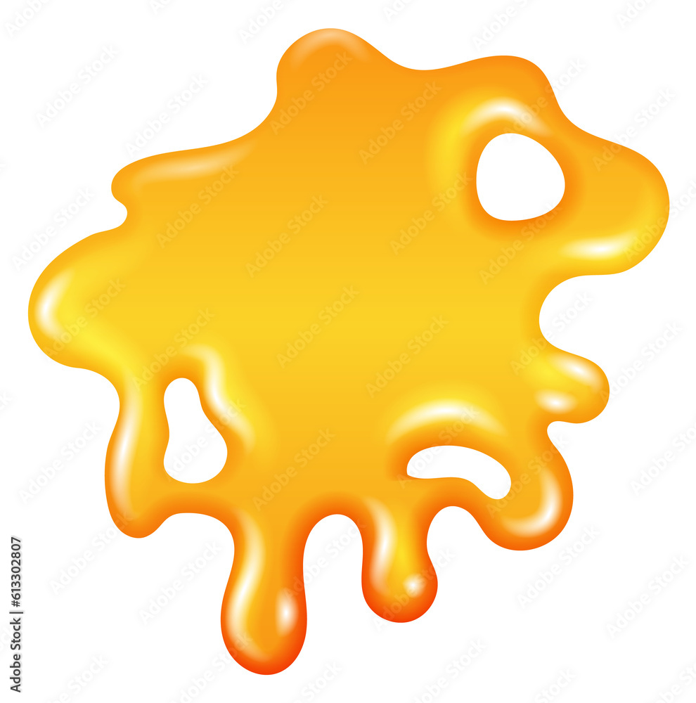 Honey blot. Golden oil drop. Sticky liquid Honey blot. Golden oil drop. Sticky liquid