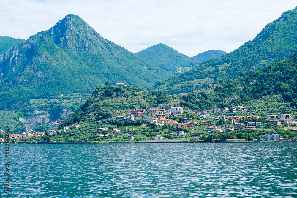 Picturesque landscape around the Iseo Lake, Lombardia, Italy, Europe