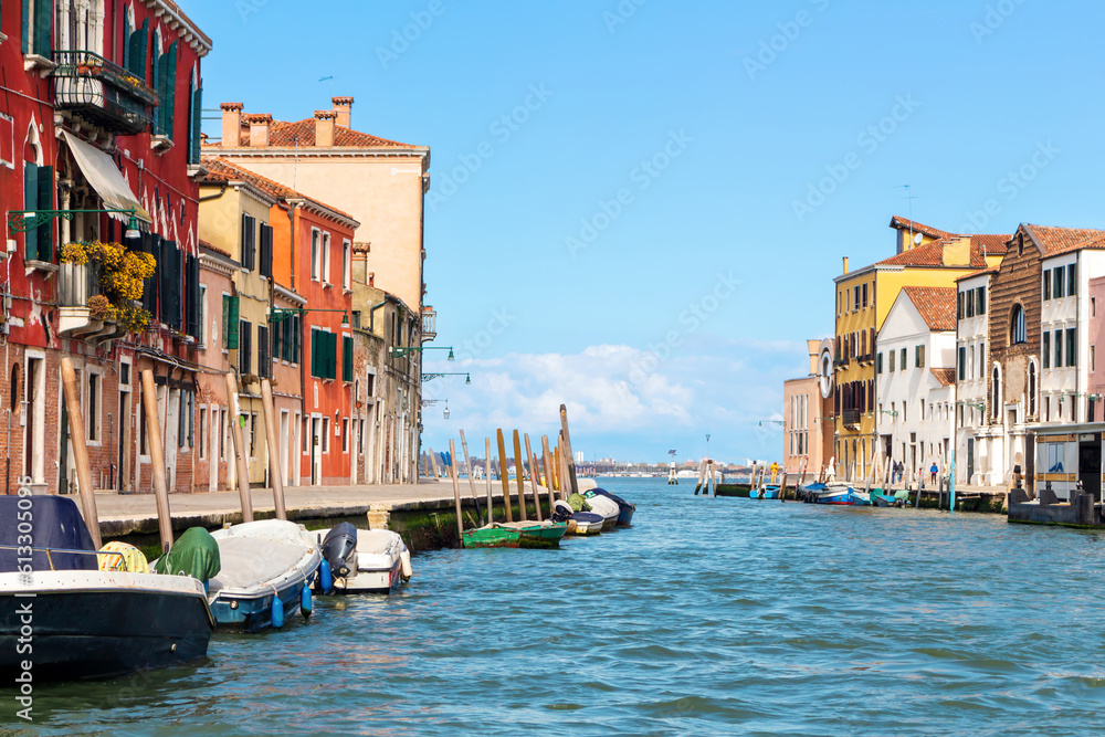 View of a canal in Venice, Italy