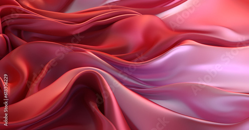 red shiny fabric background for design, in the style of dreamlike abstraction