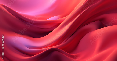 red silk background with ripples, in the style of light magenta and light crimson