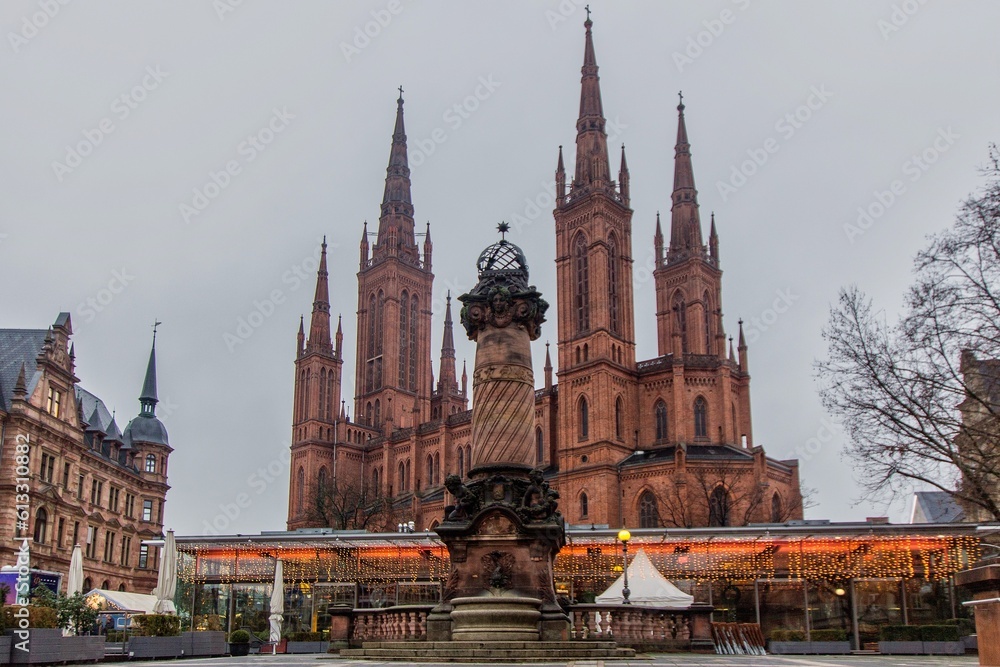 Fototapeta premium Cathédrale de Wiesbaden