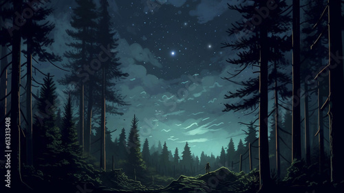 Into the night light