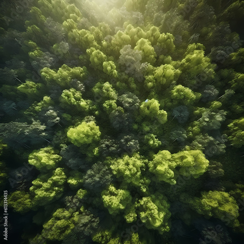 Green Forest Aero View © Kreatifquotes