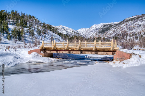 Winter in Moraine Park in Rocky Mountain National Park, Colorado