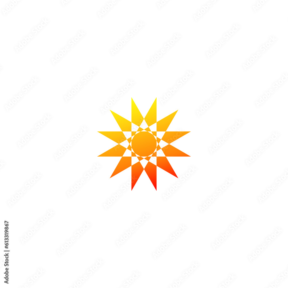 Obraz premium vector exclusive sun premium logo