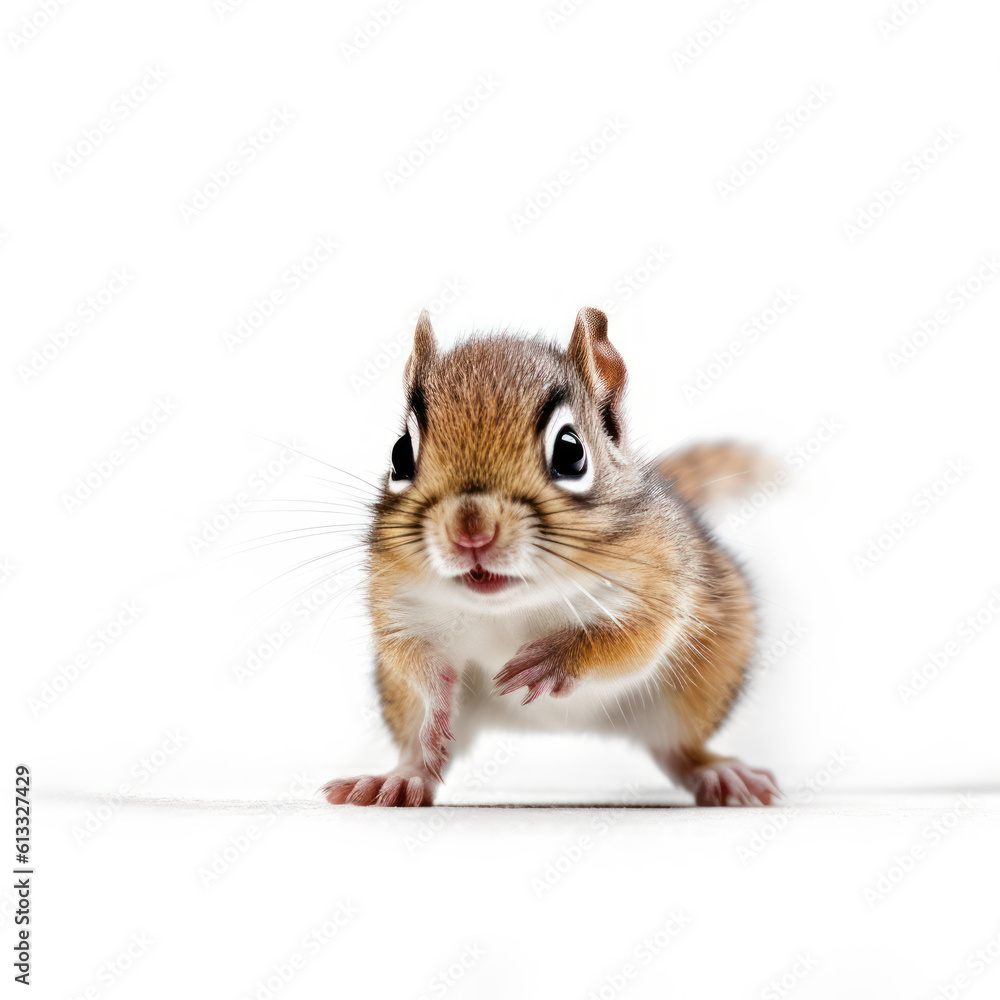 Adorable Cute Funny Baby Chipmunk Animal Running Close Up Portrait Photo Illustration on White Background Nursery, Kid's, Children's room, pediatric office Digital Wall Print Art Nature Generative AI Adorable Cute Funny Baby Chipmunk Animal Running Close Up Portrait Photo Illustration on White Background Nursery, Kid's, Children's room, pediatric office Digital Wall Print Art Nature Generative AI