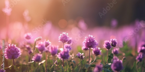 beautiful purple wildflowers