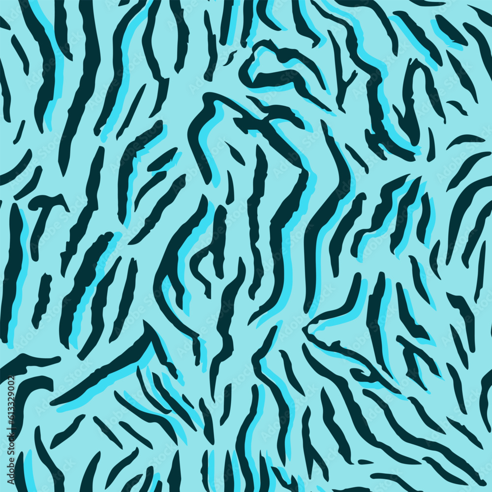 Abstract Hand Drawn Zebra skin. Seamless pattern Abstract Hand Drawn Zebra skin. Seamless pattern
