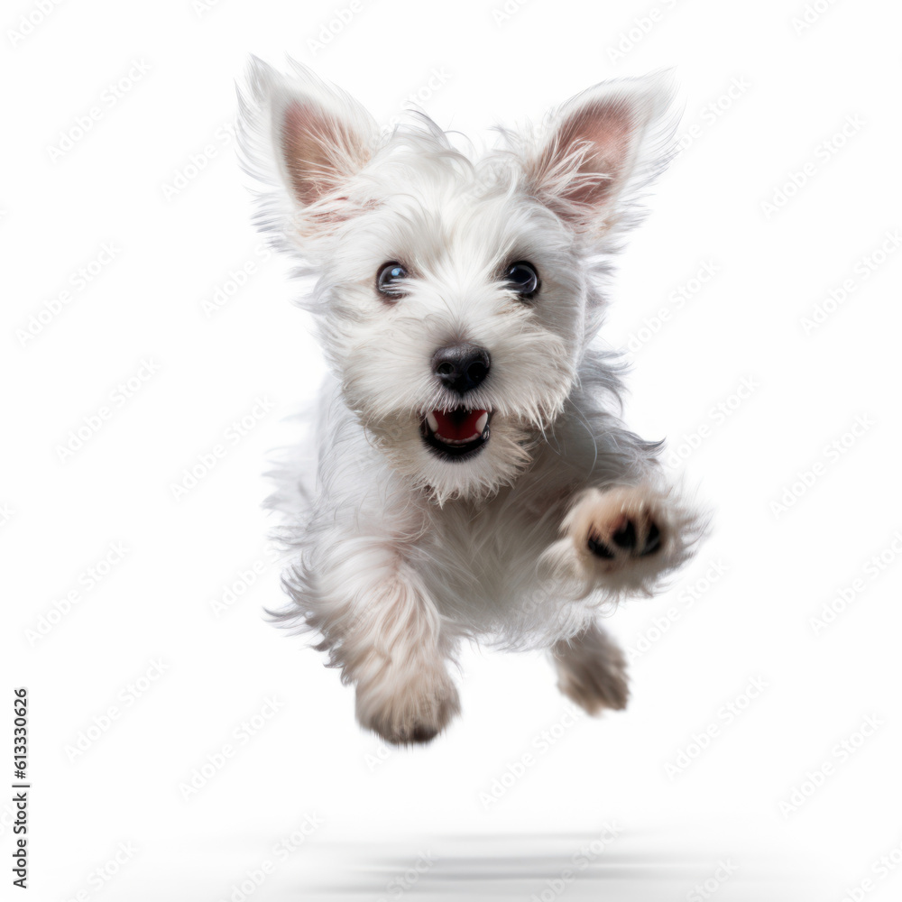 Adorable Cute Funny Baby Puppy Dog Animal Running Close Up Portrait Photo Illustration on White Background Nursery, Kid's, Children's room, pediatric office Digital Wall Print Art Nature Generative AI Adorable Cute Funny Baby Puppy Dog Animal Running Close Up Portrait Photo Illustration on White Background Nursery, Kid's, Children's room, pediatric office Digital Wall Print Art Nature Generative AI