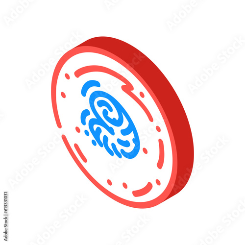 mars polar ice caps planet isometric icon vector. mars polar ice caps planet sign. isolated symbol illustration
