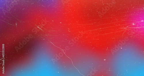 Red and blue retro textured vivid gradient background