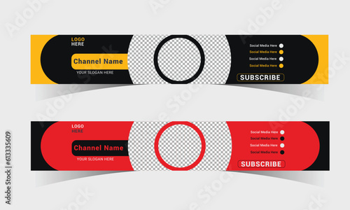 Youtube Channel Banner Template,  Youtube Channel Cover  Photo 