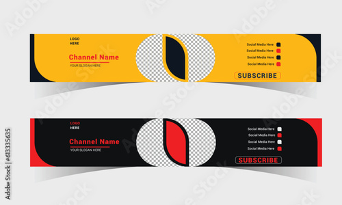 Youtube Channel Banner Template,  Youtube Channel Cover  Photo 