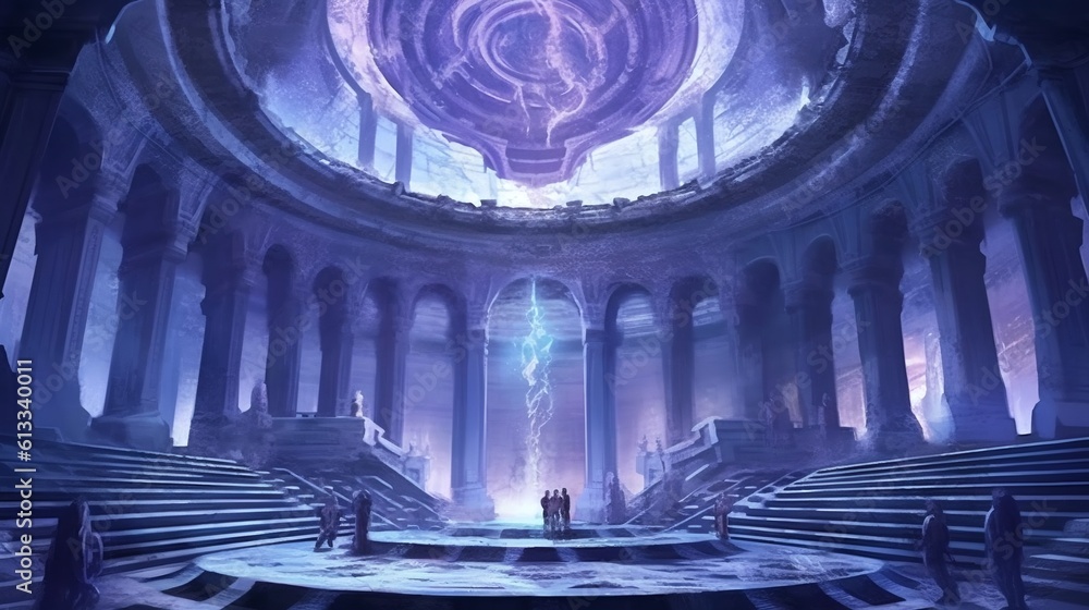 Obraz premium Fantasy scene, generative AI