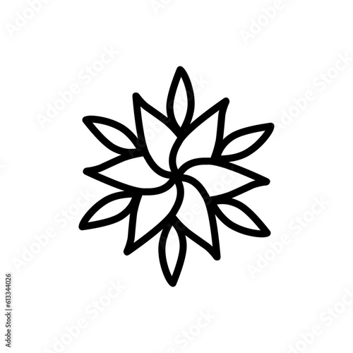 Flower Logo Illustration © Vector stock