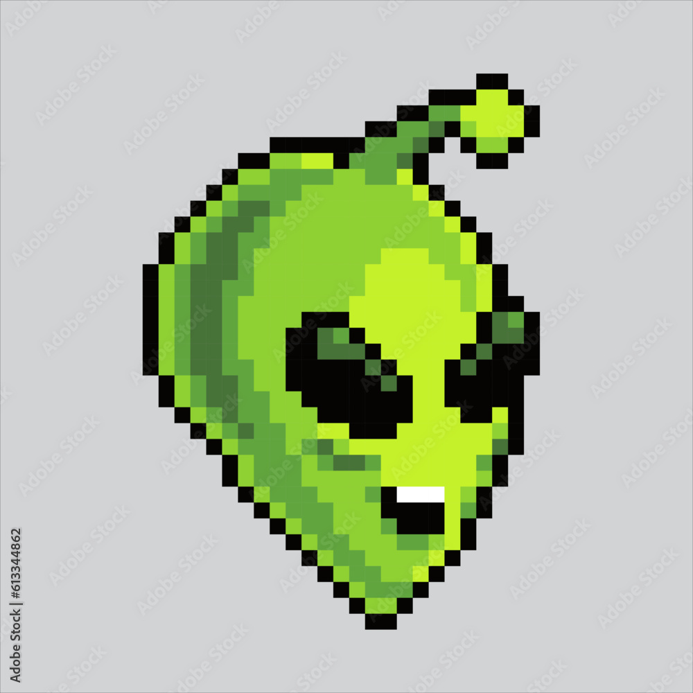 Pixel art illustration UFO Alien icon. Pixelated Alien. Green Alien emoji icon pixelated
for the pixel art game and icon for website and video game. old school retro. Pixel art illustration UFO Alien icon. Pixelated Alien. Green Alien emoji icon pixelated
for the pixel art game and icon for website and video game. old school retro.