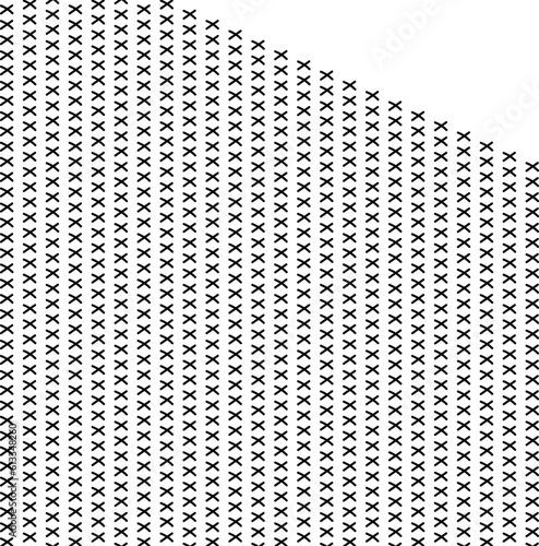 Many crosshairs form a pattern. There is an empty space at the top.