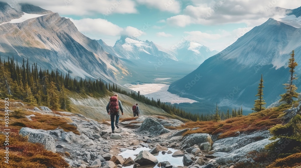 Fototapeta premium Hike in Canada