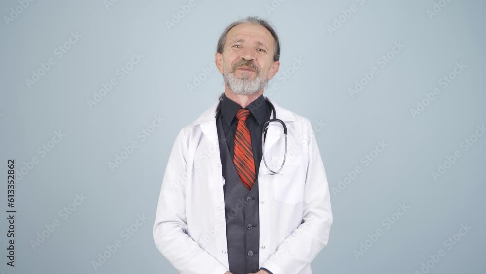 Positive outcome about the disease. Doctor emoticon. Positive outcome about the disease. Doctor emoticon.