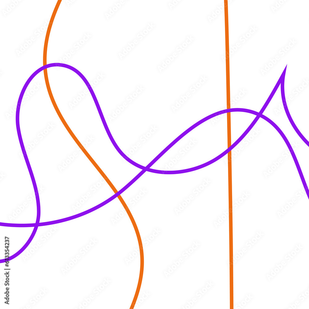 Fototapeta premium Orange And Purple Grid Graphic Lines Background 