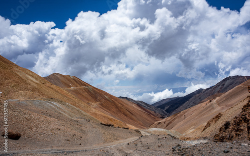 beautiful scenery of the famatina mountain range in la rioja, argentina photo