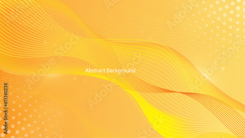 abstract gradient yellow squares wave background