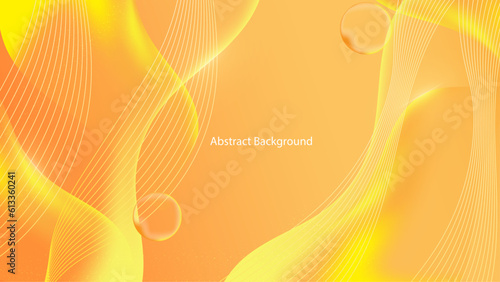 abstract gradient yellow squares wave background
