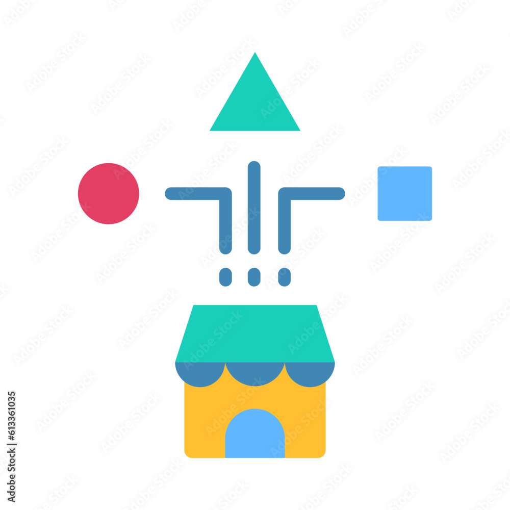 Retail flat icon for department, commerce and shopping, store, shop, market logo
Retail flat icon for department, commerce and shopping, store, shop, market logo