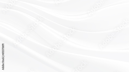 Abstract white and gray wave line background. White abstract carve background. White gray satin texture that is white silver fabric silk panorama background. abstract white background