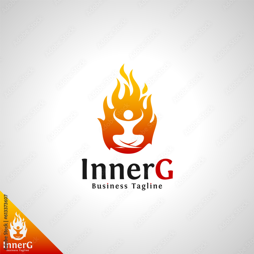 Inner G - Human Inner Power Logo Template Inner G - Human Inner Power Logo Template
