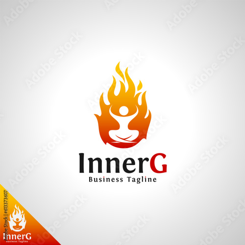 Inner G - Human Inner Power Logo Template