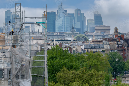 6 May 2023. Paris, France. Restoration and repair work continues in the city of Paris in preparation for the 2024 Olympics.