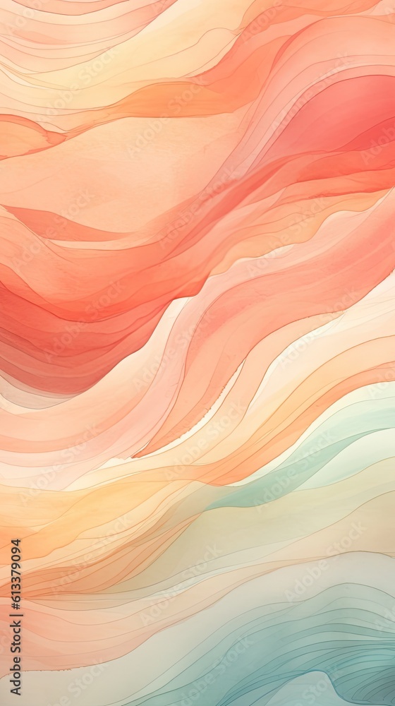 Fototapeta premium Colorful abstract waves as background